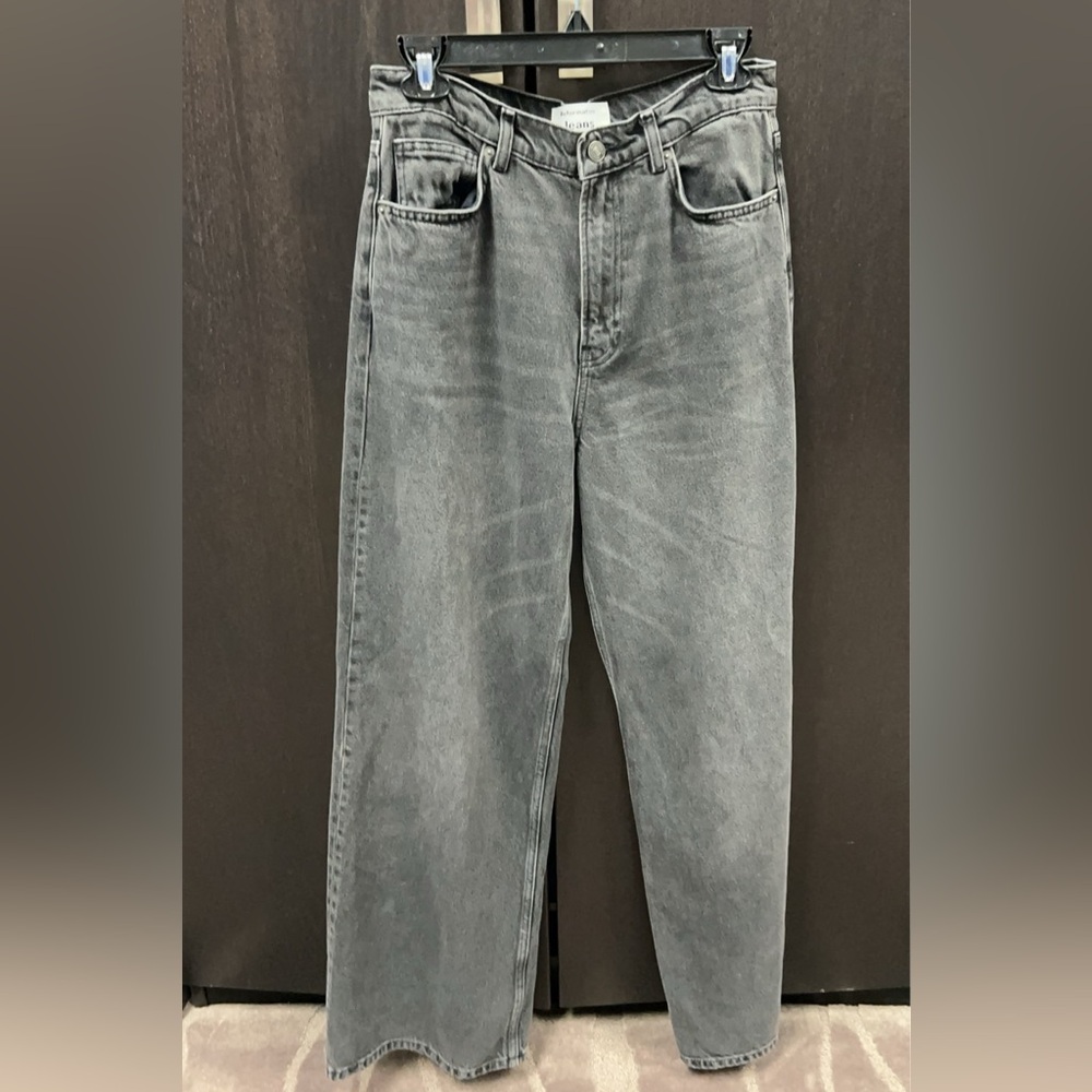 Reformation Gray Denim Jeans